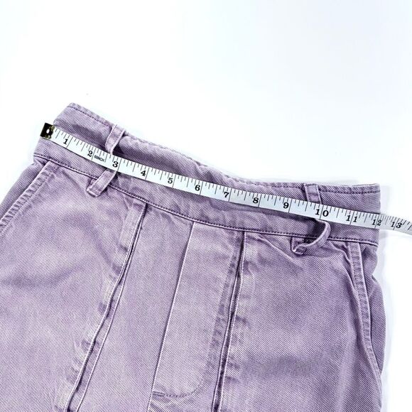 Young Fabulous and Broke lavender wide leg paper bag cropped sailor pant XS - Picture 8 of 10